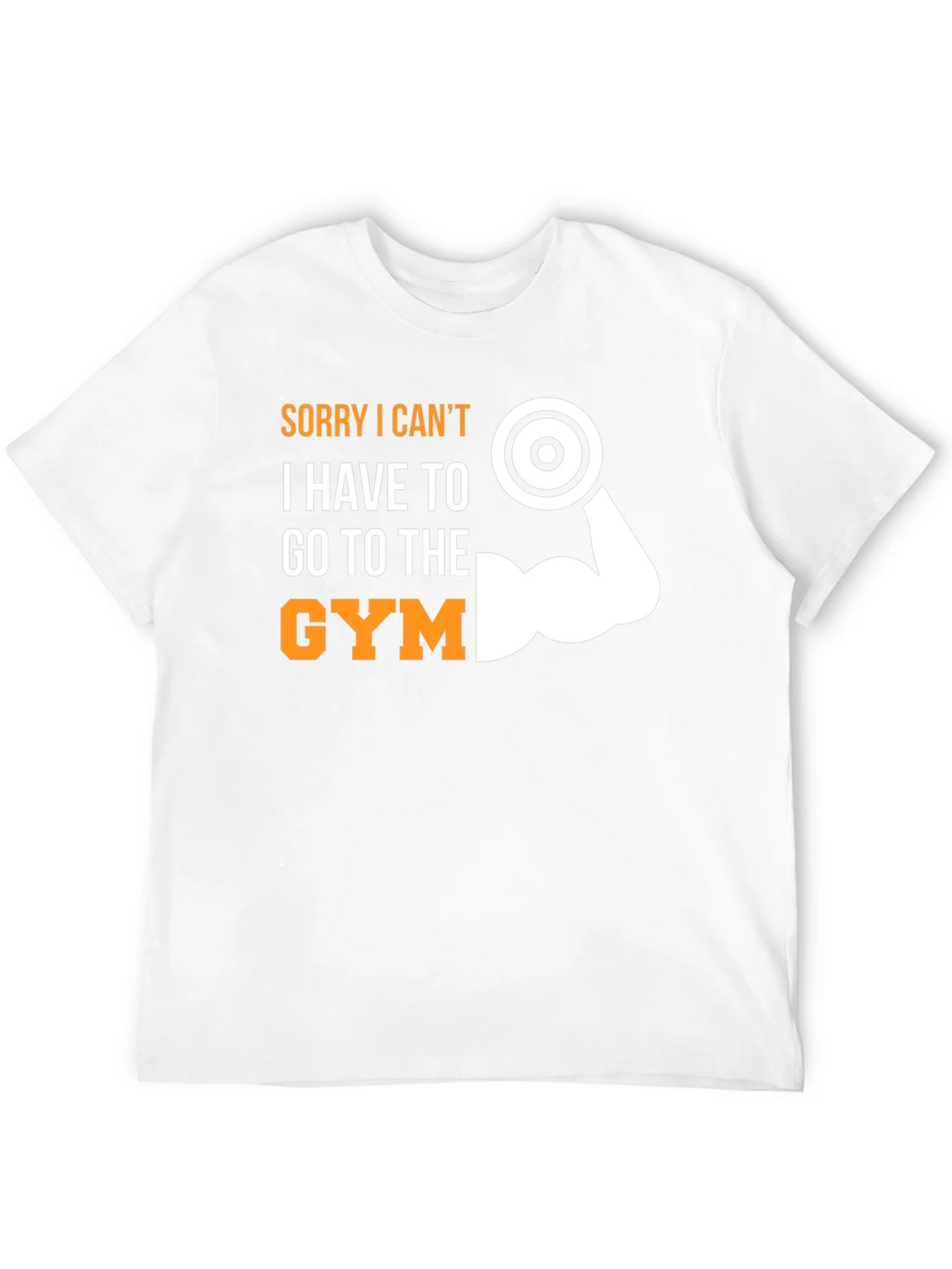 Sorry I Cant Gym T-Shirt Funny Workout Tee product image 11