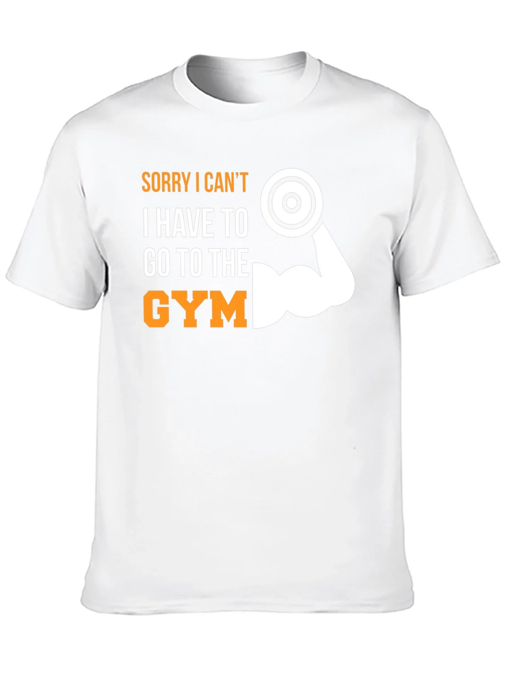 Sorry I Cant Gym T-Shirt Funny Workout Tee product image 9