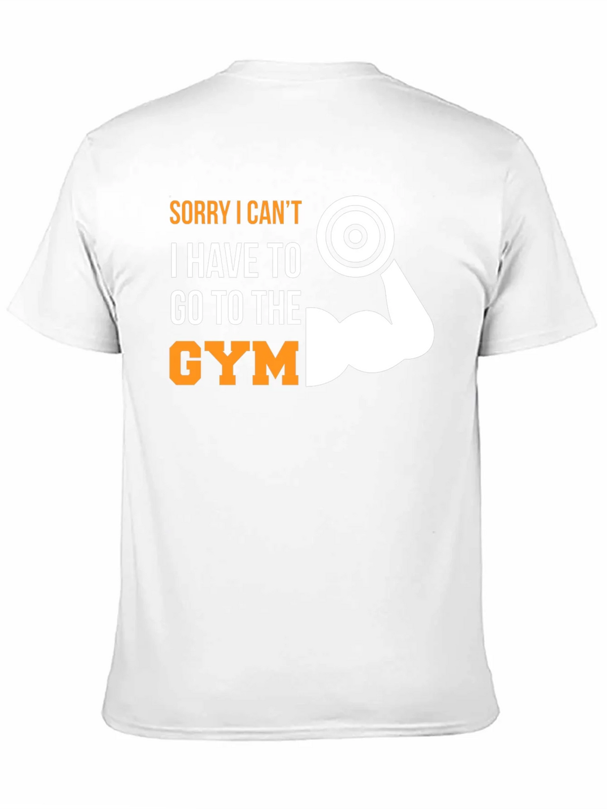 Sorry I Cant Gym T-Shirt Funny Workout Tee product image 10