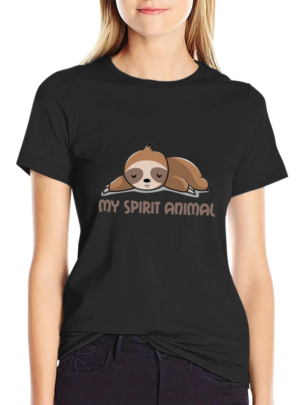 My Spirit Animal Sloth Graphic Tee - Relaxed Fit product image 2