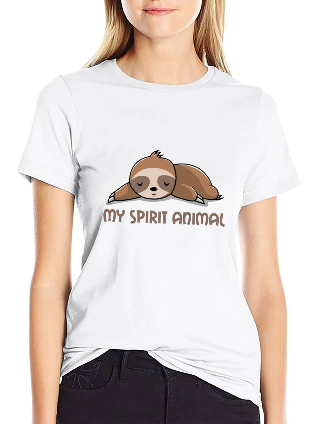 My Spirit Animal Sloth Graphic Tee - Relaxed Fit product image 8