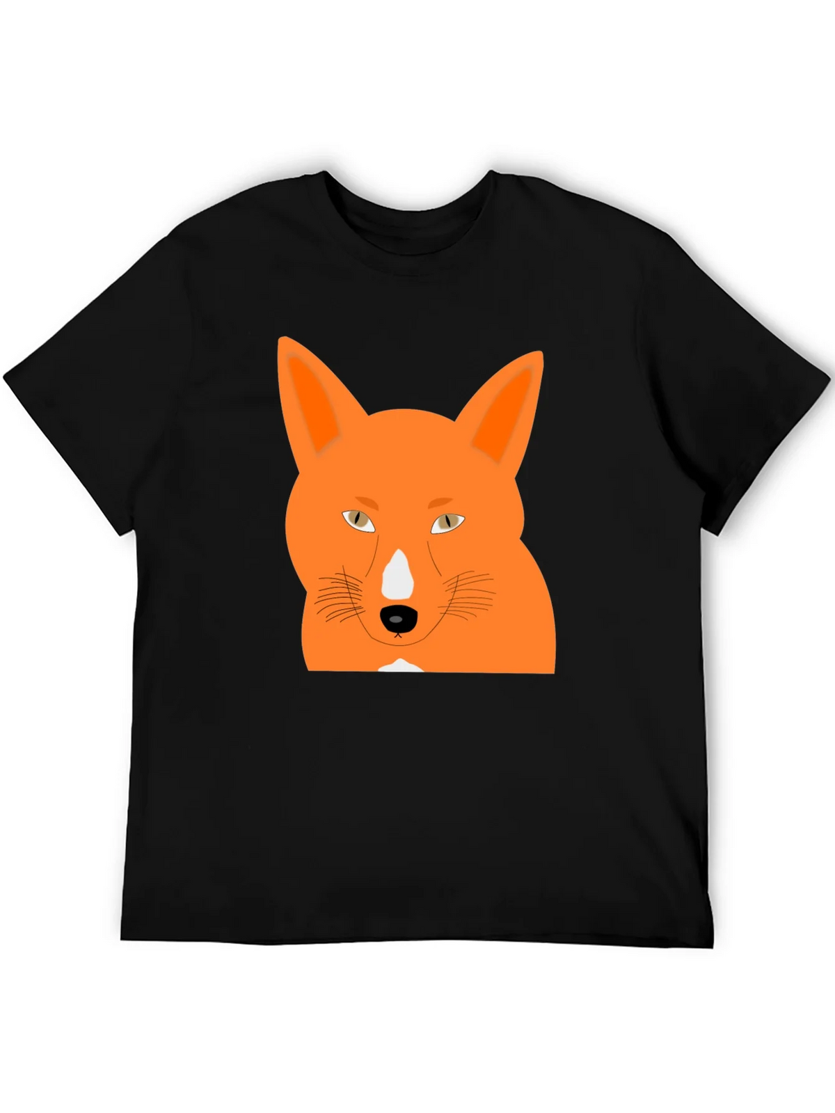 Cool Fox Graphic Tee - Black Cotton T-Shirt product image 4