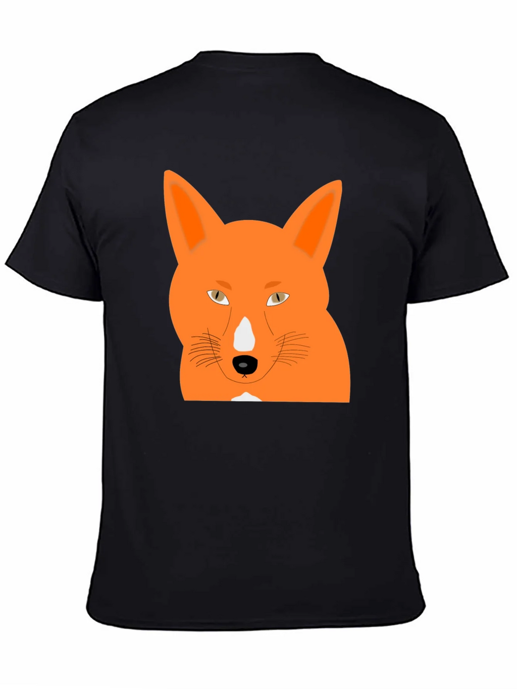 Cool Fox Graphic Tee - Black Cotton T-Shirt product image 3