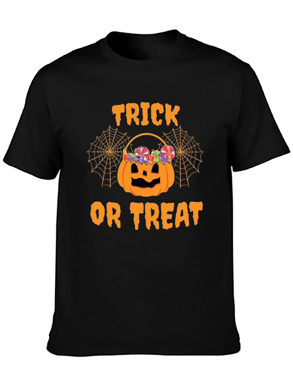 Halloween Trick or Treat Pumpkin Basket T-Shirt product image 1