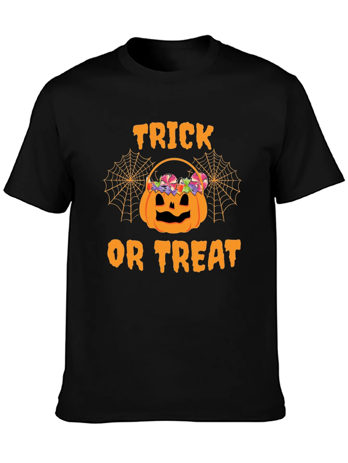 Halloween Trick or Treat Pumpkin Basket T-Shirt product image 1