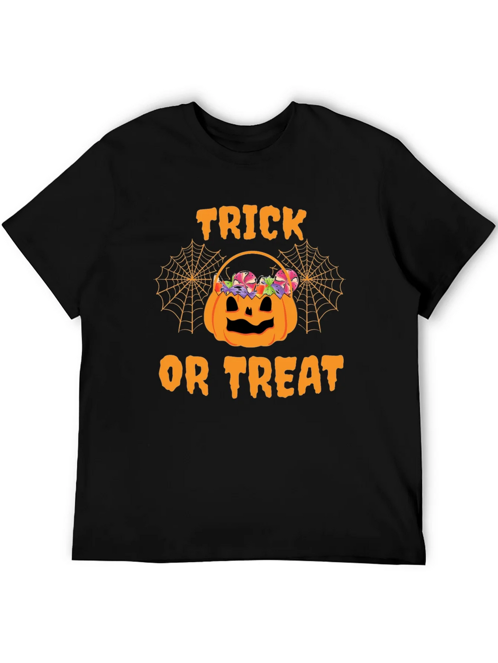 Halloween Trick or Treat Pumpkin Basket T-Shirt product image 3