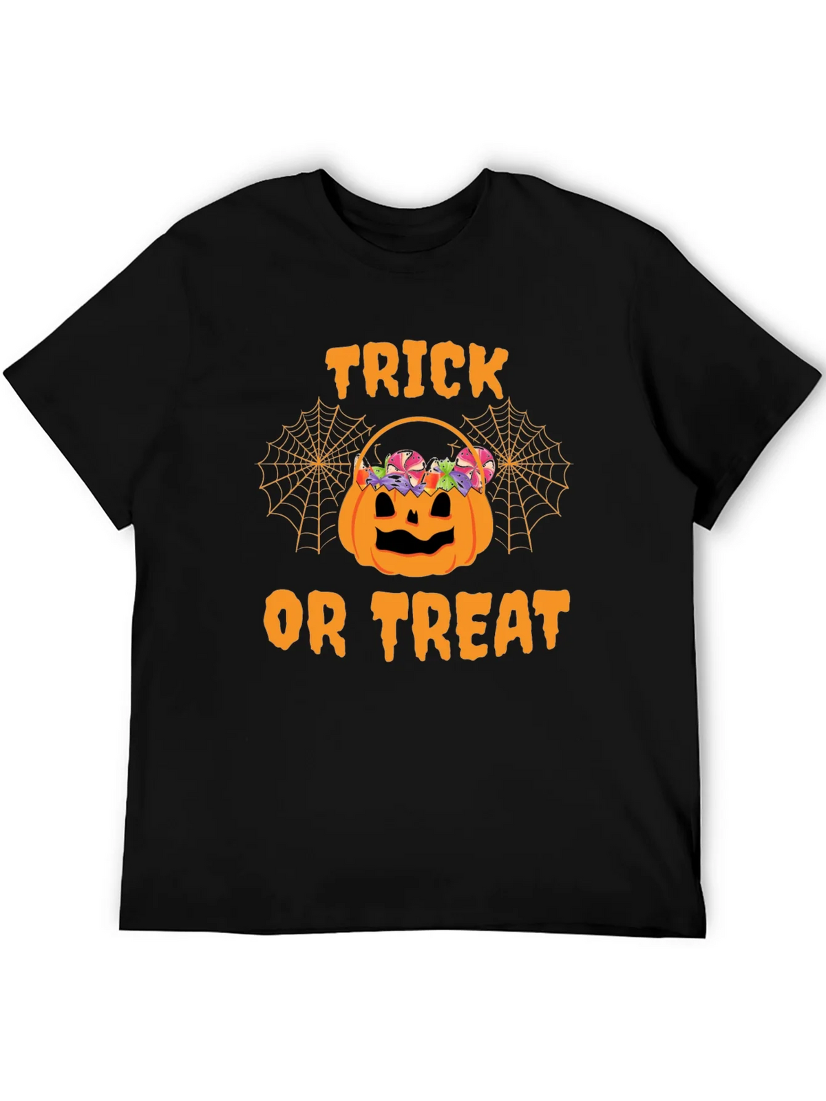 Halloween Trick or Treat Pumpkin Basket T-Shirt product image 3