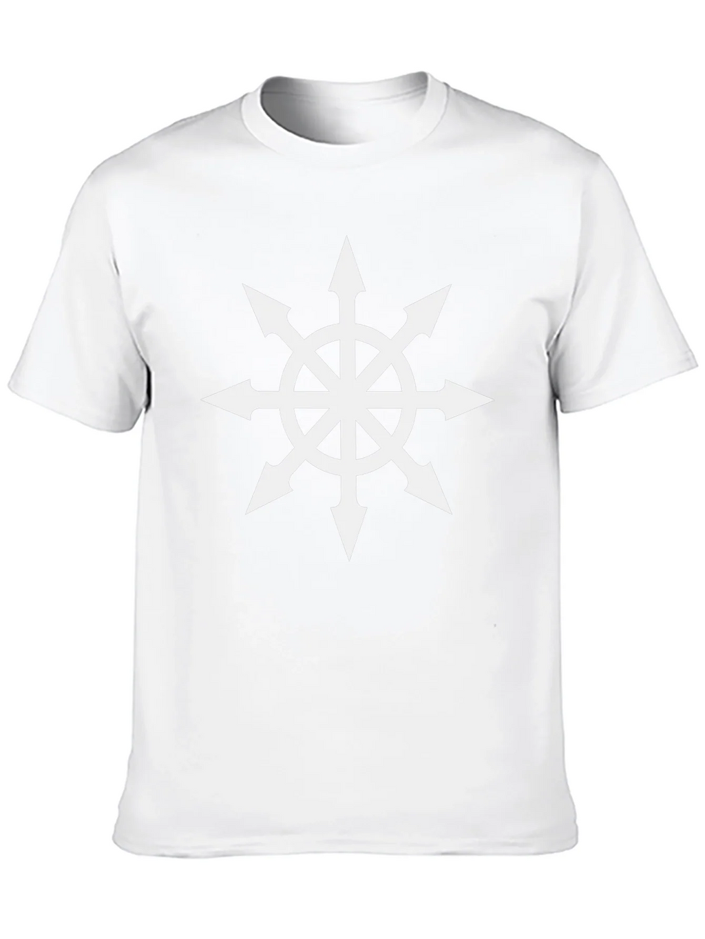 Chaos Star Graphic T-Shirt - Black Cotton Tee product image 3