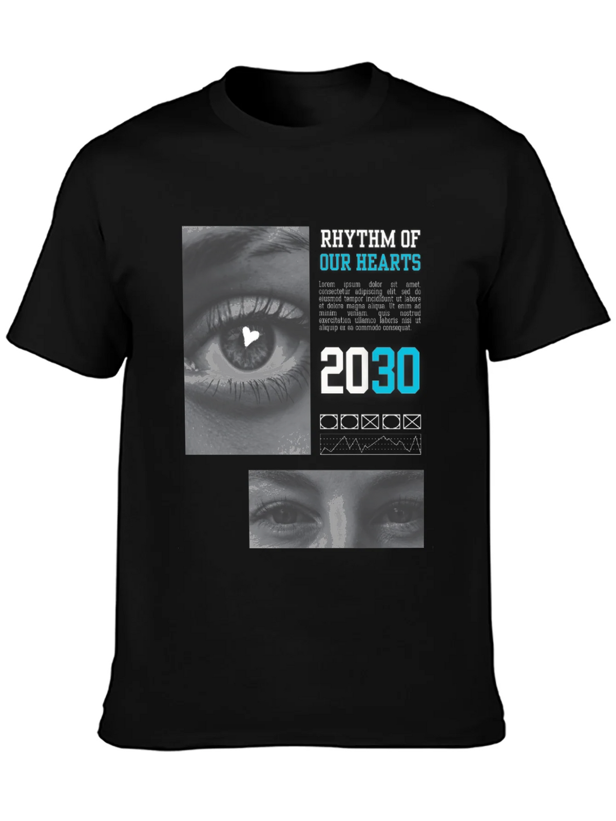 Rhythm of Our Hearts 2030 Graphic Tee product image 1