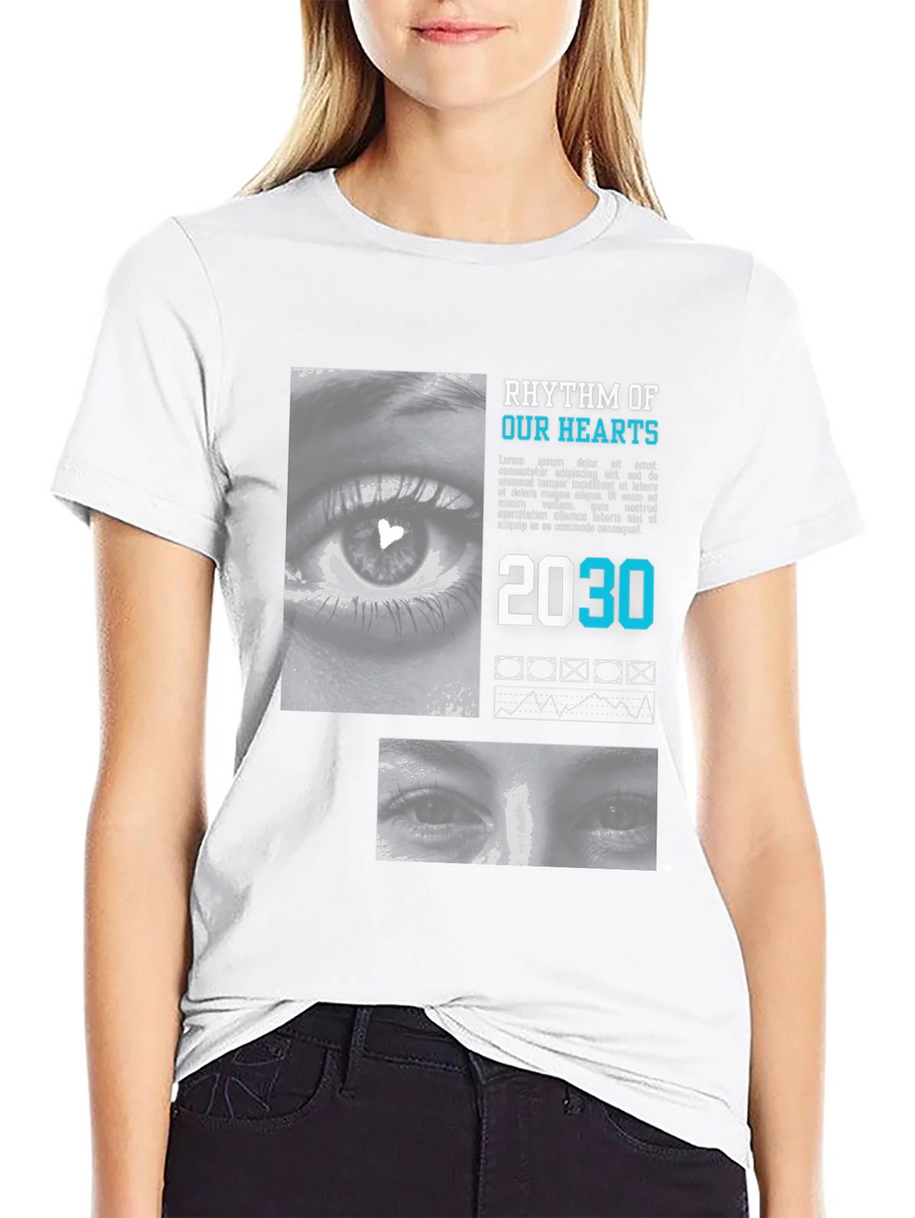 Rhythm of Our Hearts 2030 Graphic Tee product image 2