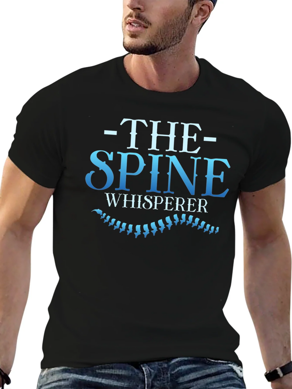 Spine Whisperer Graphic Tee - Chiropractic Humor T-Shirt product image 6