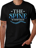 Spine Whisperer Graphic Tee - Chiropractic Humor T-Shirt product image 1