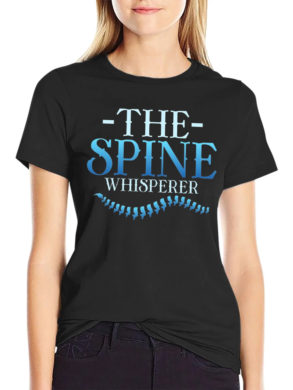 Spine Whisperer Graphic Tee - Chiropractic Humor T-Shirt product image 2