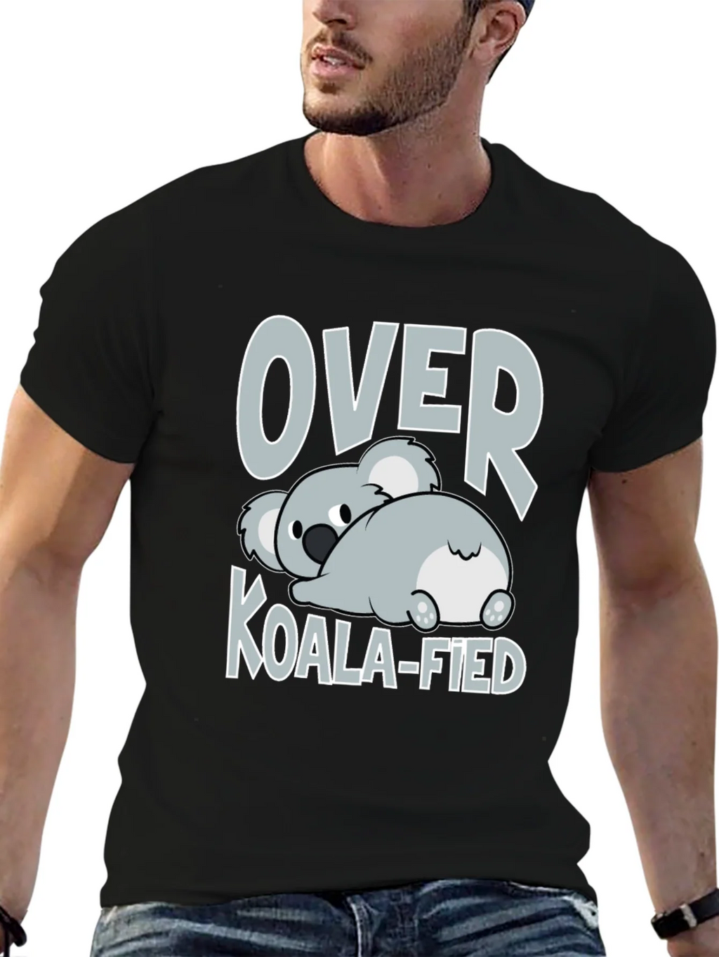 Over Koala-fied T-Shirt - Funny Graphic Tee product image 6