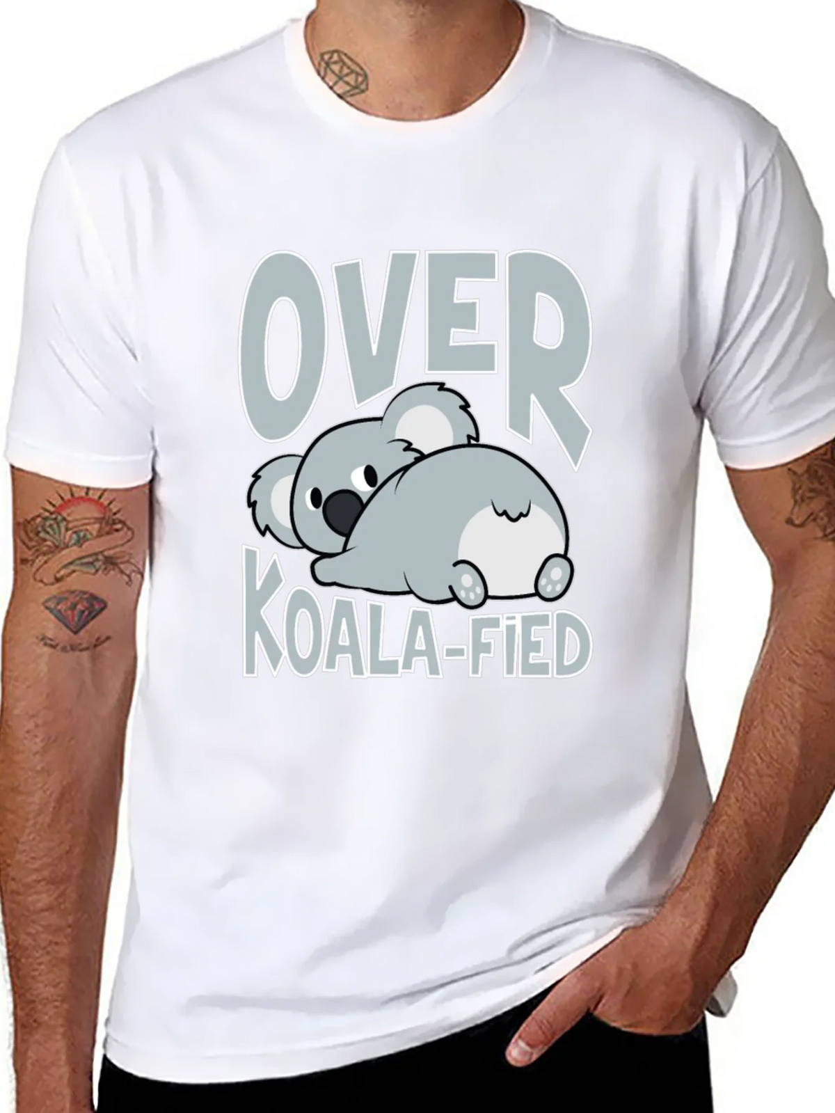 Over Koala-fied T-Shirt - Funny Graphic Tee product image 7