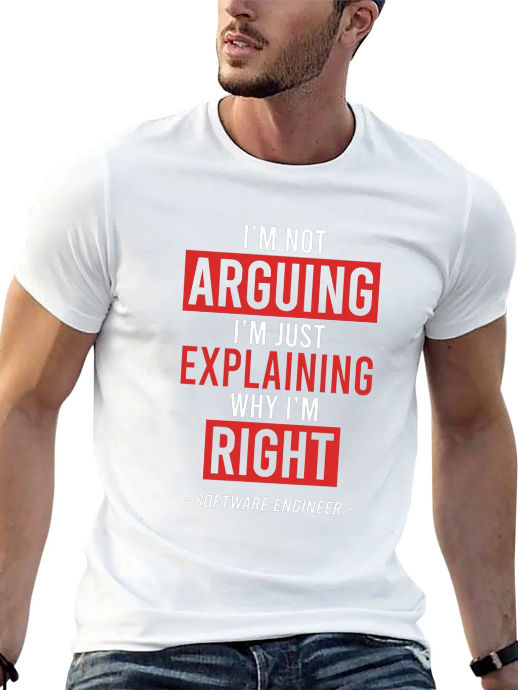 Im Not Arguing Funny Software Engineer T-Shirt product image 6
