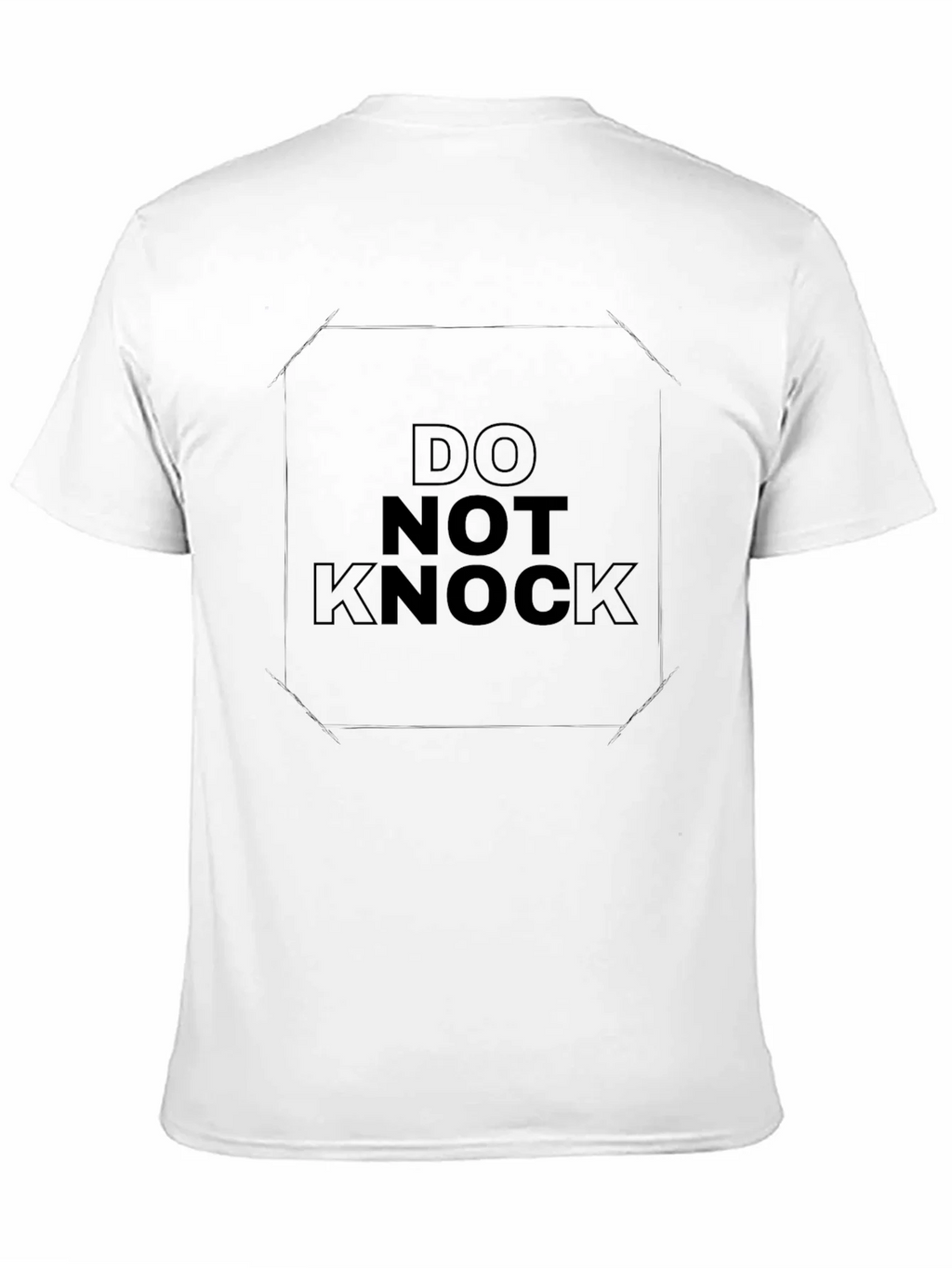 Do Not Knock Graphic Tee - Black product image 10