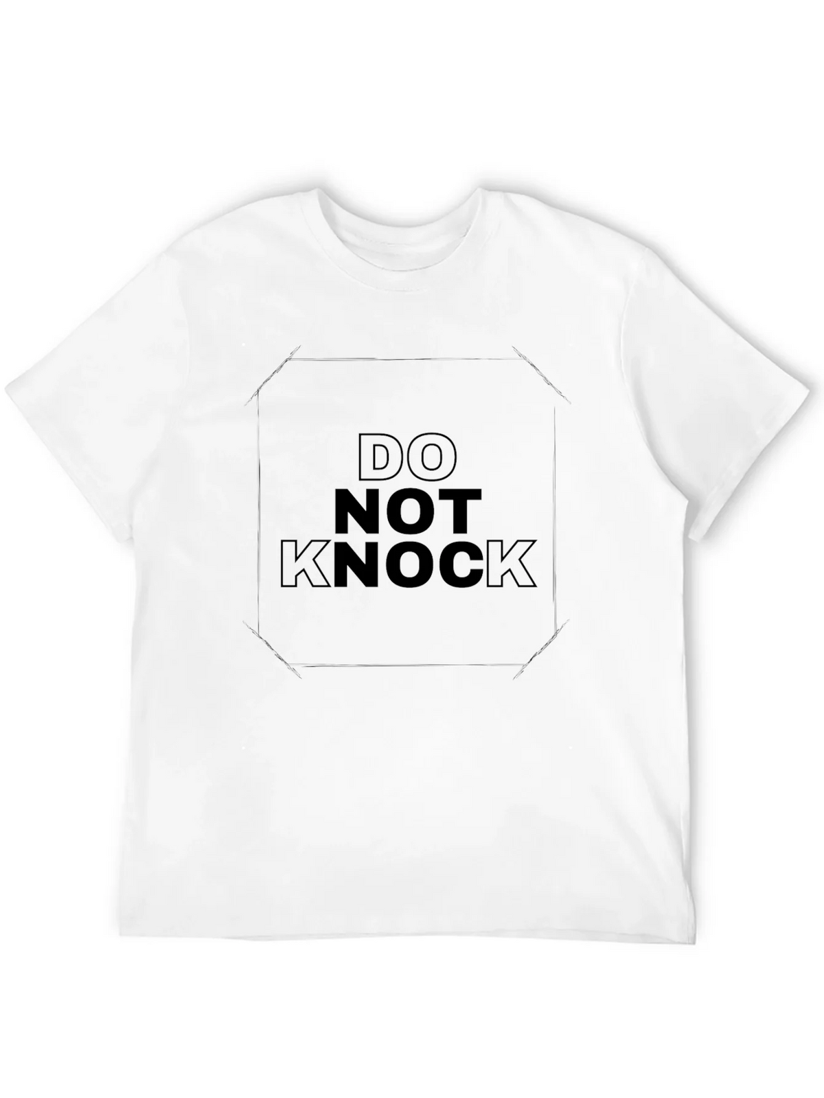 Do Not Knock Graphic Tee - Black product image 11