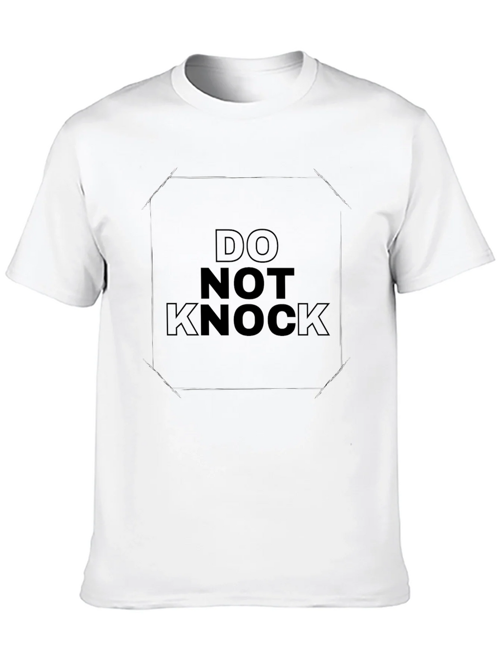 Do Not Knock Graphic Tee - Black product image 9