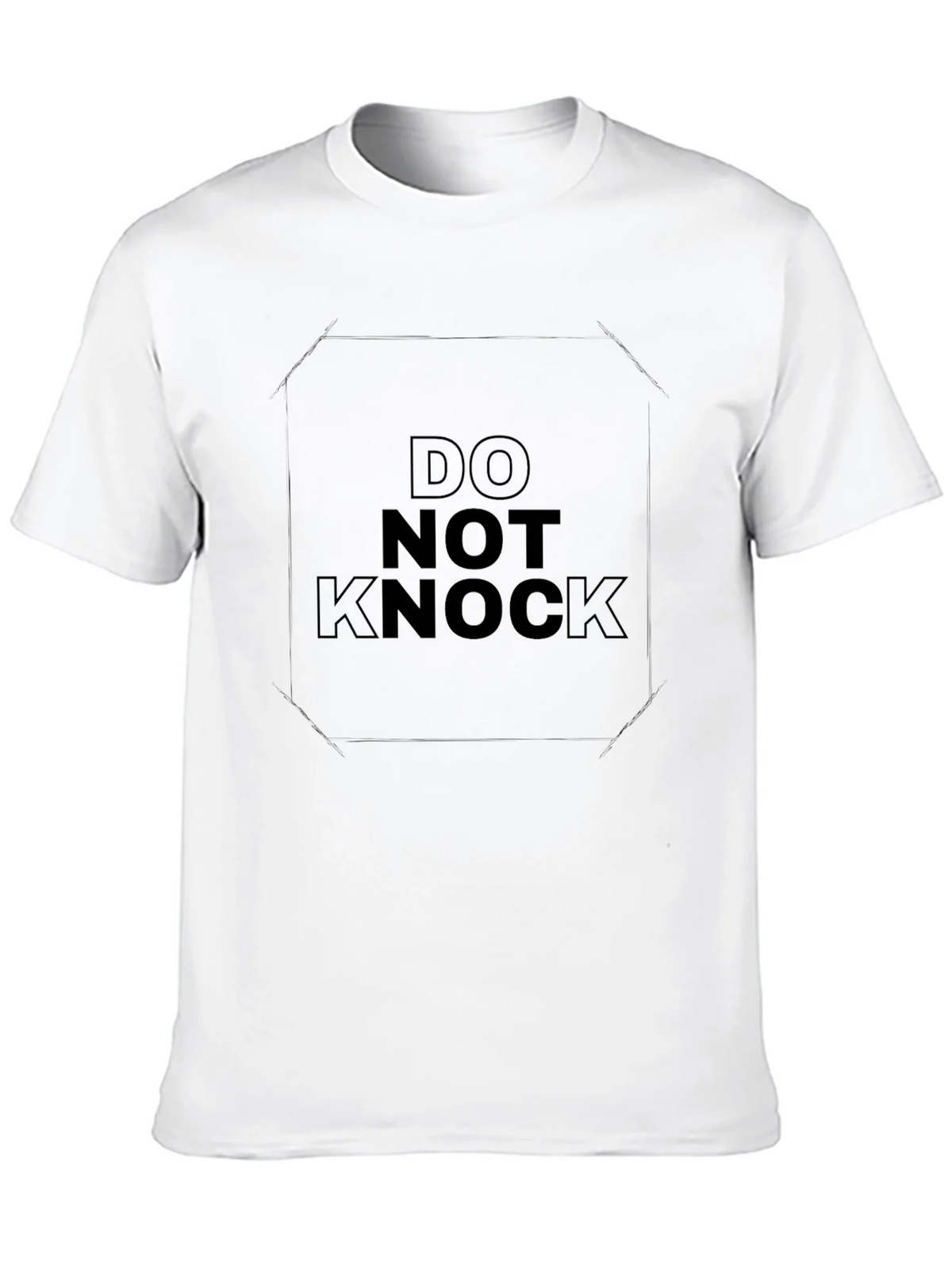 Do Not Knock Graphic Tee - Black product image 9