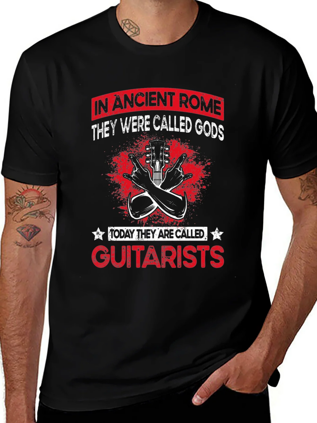 Guitarist T-Shirt: Ancient Rome Today They Are Guitarists product image 1
