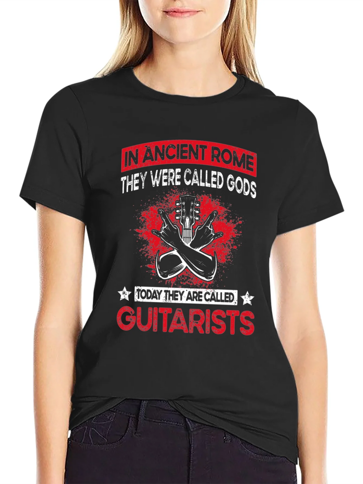 Guitarist T-Shirt: Ancient Rome Today They Are Guitarists product image 2