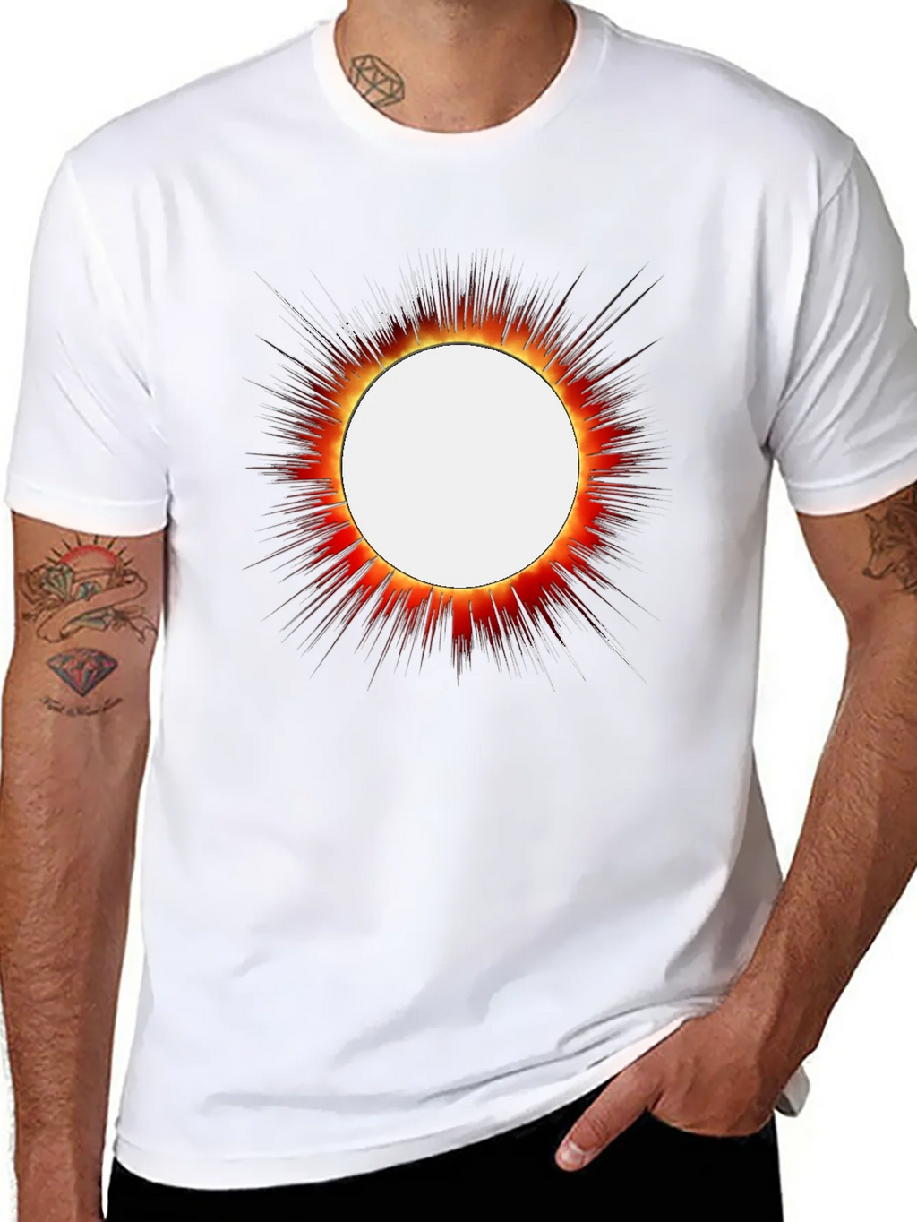 Eclipse Graphic T-Shirt - Bold Solar Design product image 6