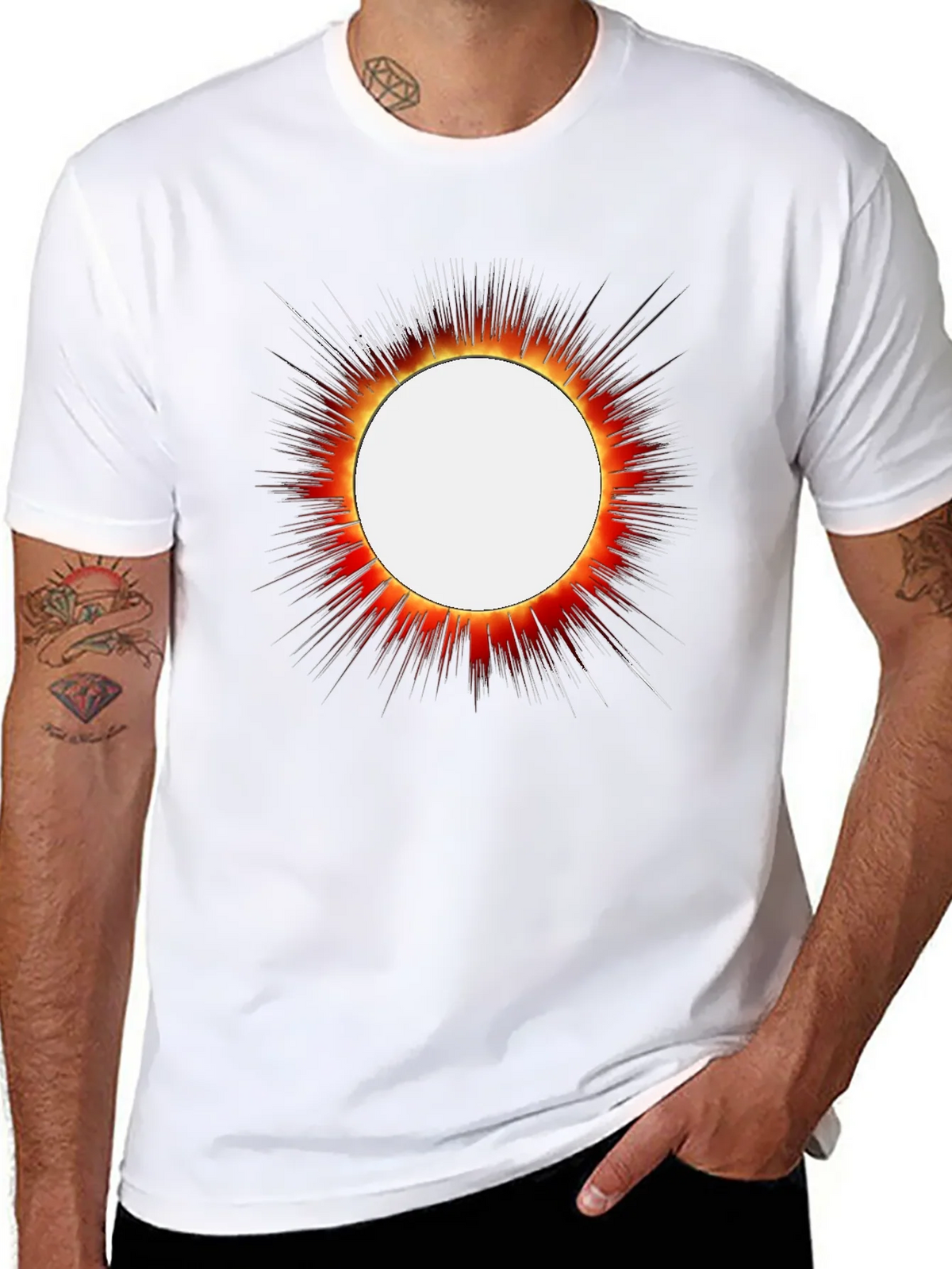 Eclipse Graphic T-Shirt - Bold Solar Design product image 6
