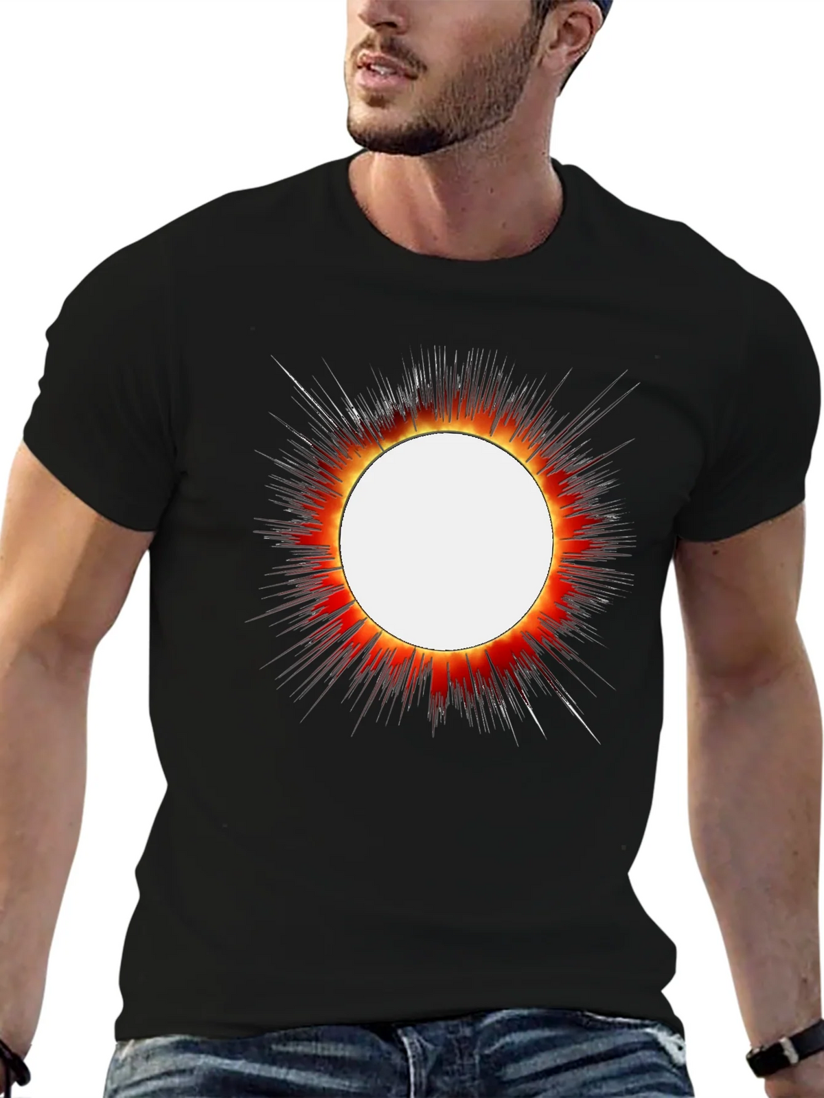 Eclipse Graphic T-Shirt - Bold Solar Design product image 5