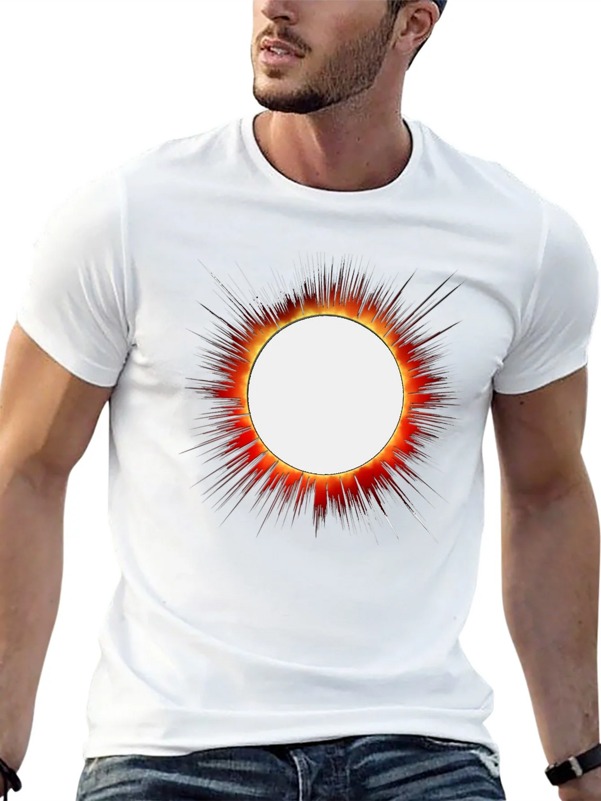 Eclipse Graphic T-Shirt - Bold Solar Design product image 10