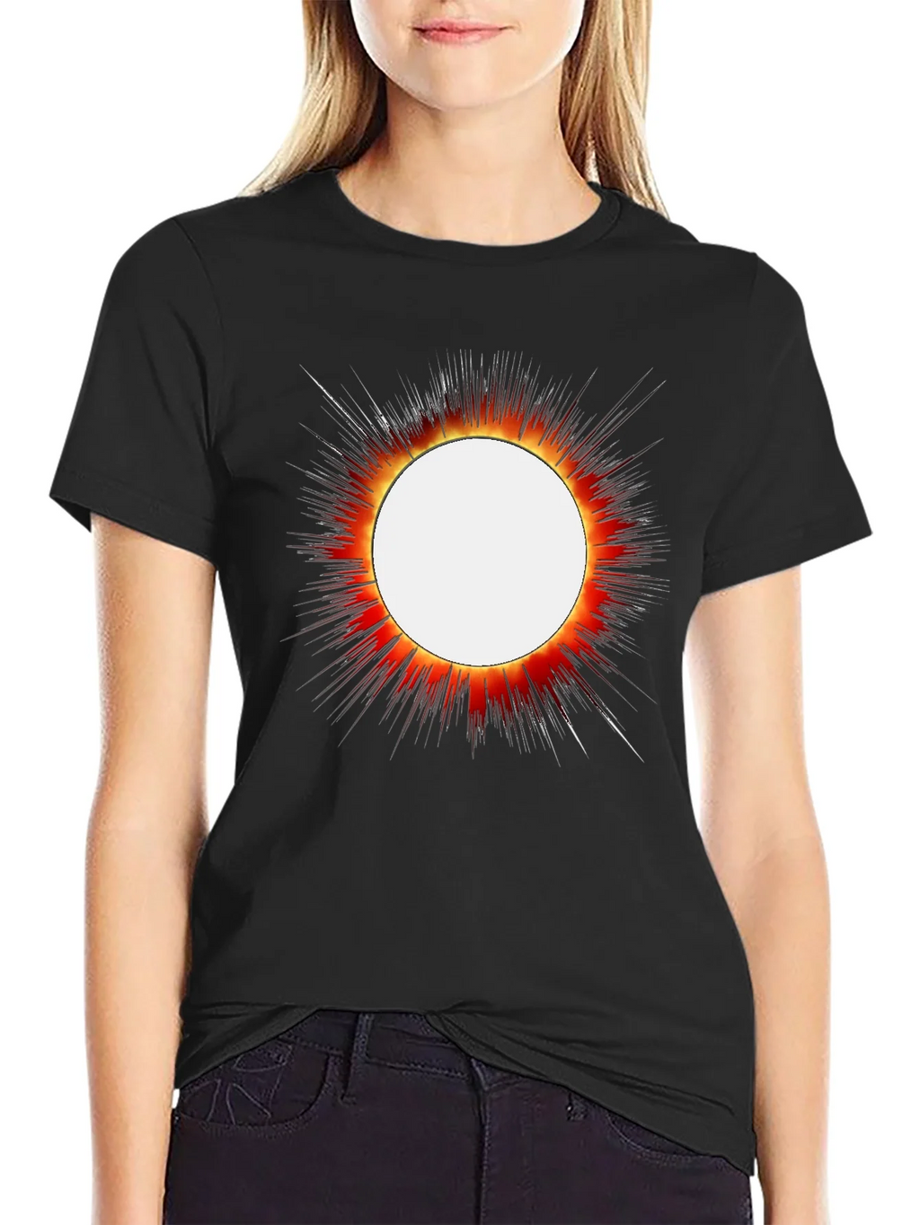 Eclipse Graphic T-Shirt - Bold Solar Design product image 1