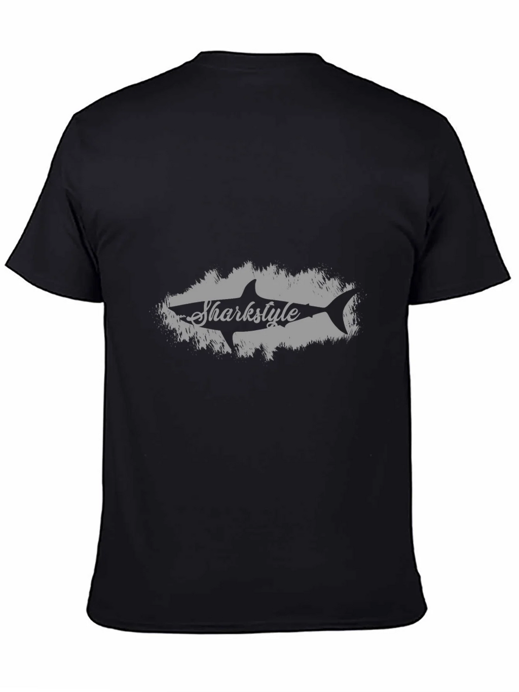 Sharkstyle Graphic Print Black T-Shirt product image 4