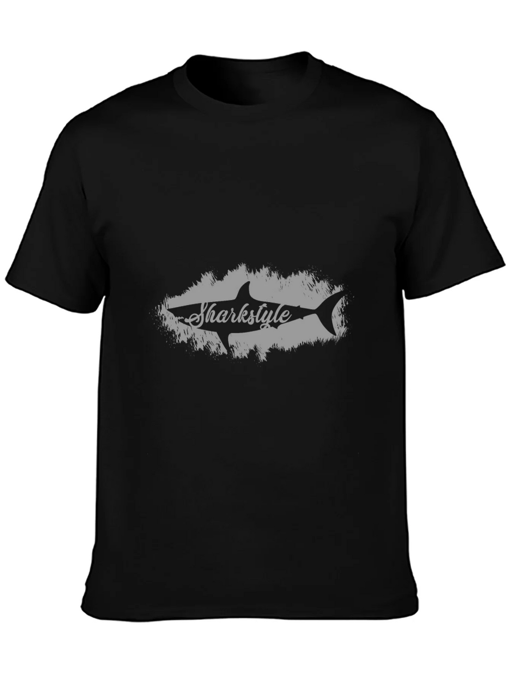 Sharkstyle Graphic Print Black T-Shirt product image 3
