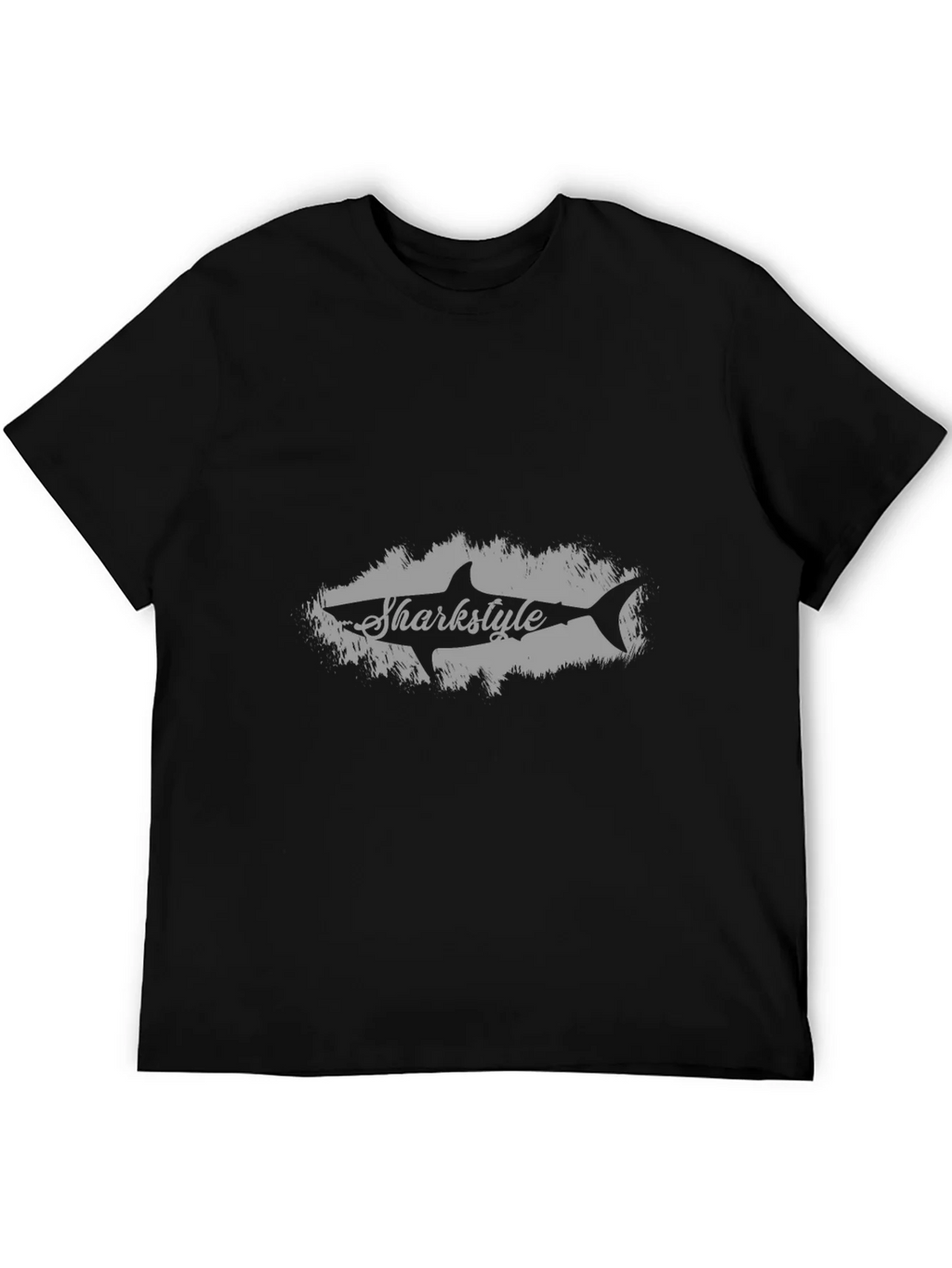 Sharkstyle Graphic Print Black T-Shirt product image 5