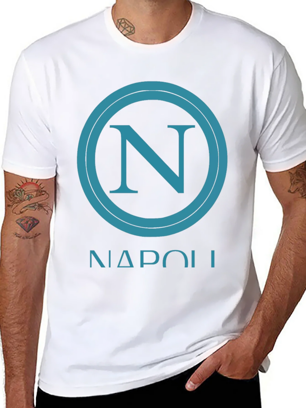 Napoli Graphic Tee - Casual Black T-Shirt product image 7
