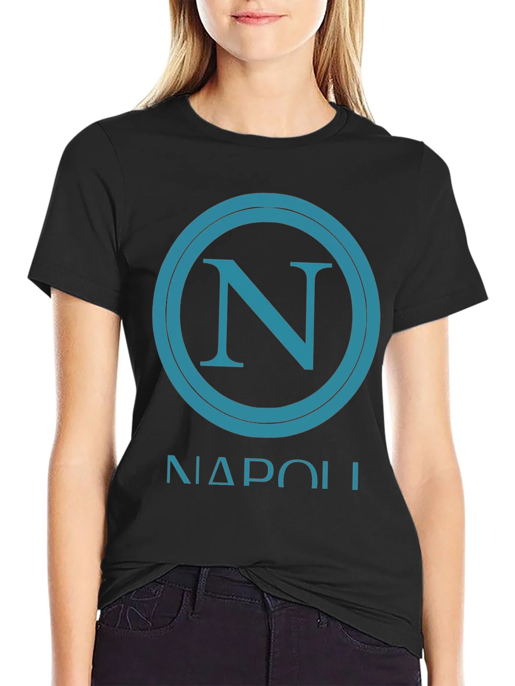 Napoli Graphic Tee - Casual Black T-Shirt product image 2