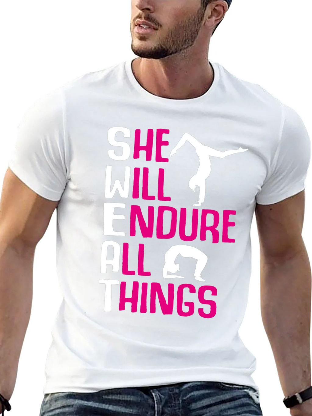 She Will Endure All Things Gymnastics T-Shirt product image 12