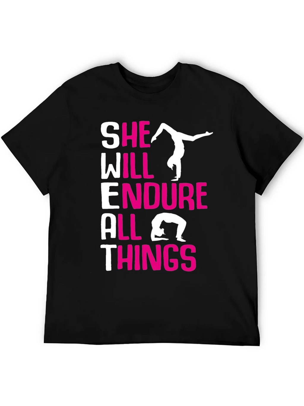 She Will Endure All Things Gymnastics T-Shirt product image 5