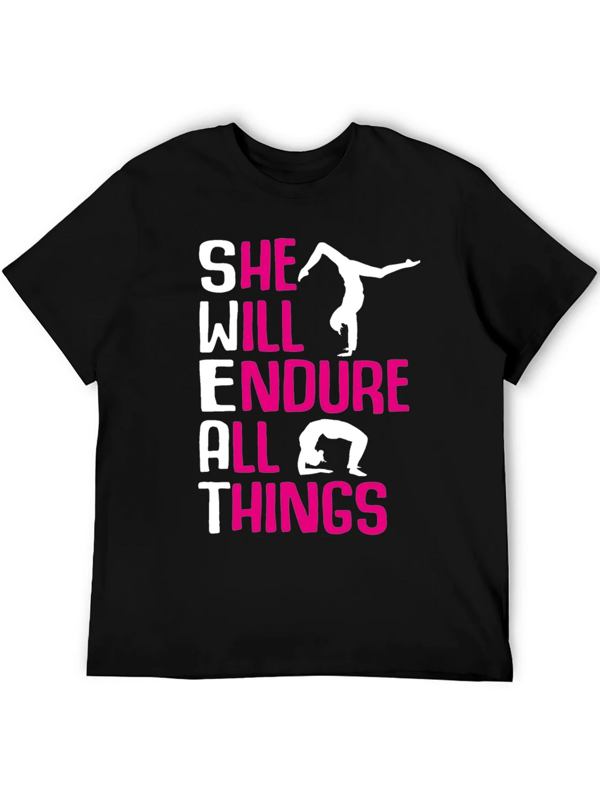 She Will Endure All Things Gymnastics T-Shirt product image 5