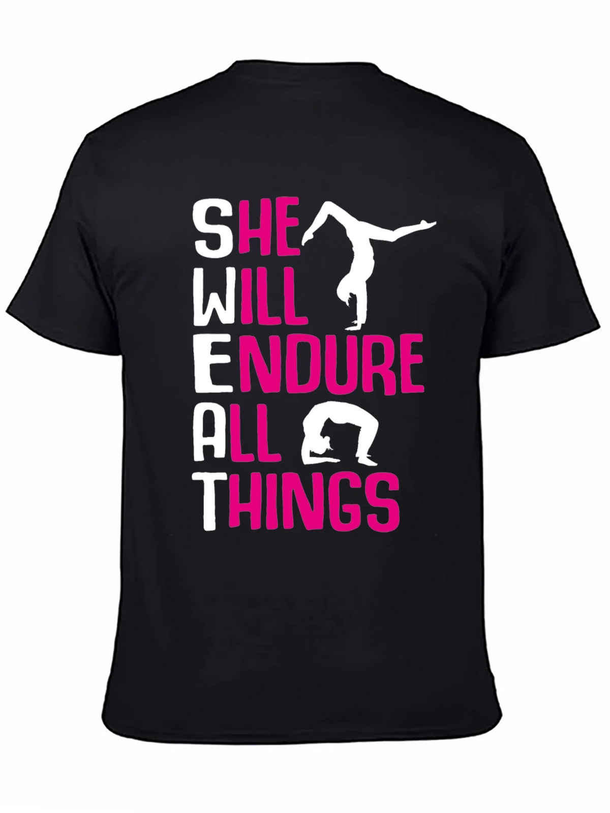 She Will Endure All Things Gymnastics T-Shirt product image 4