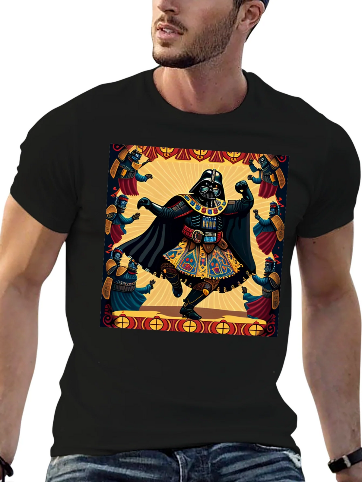 Darth Vader Egyptian Graphic Tee product image 6