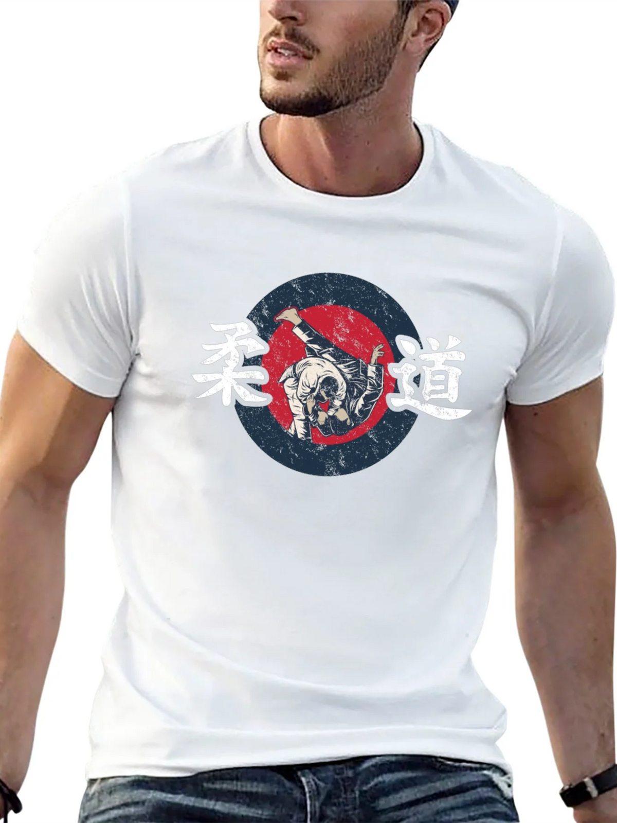 Judo Throw Graphic Black T-Shirt product image 12