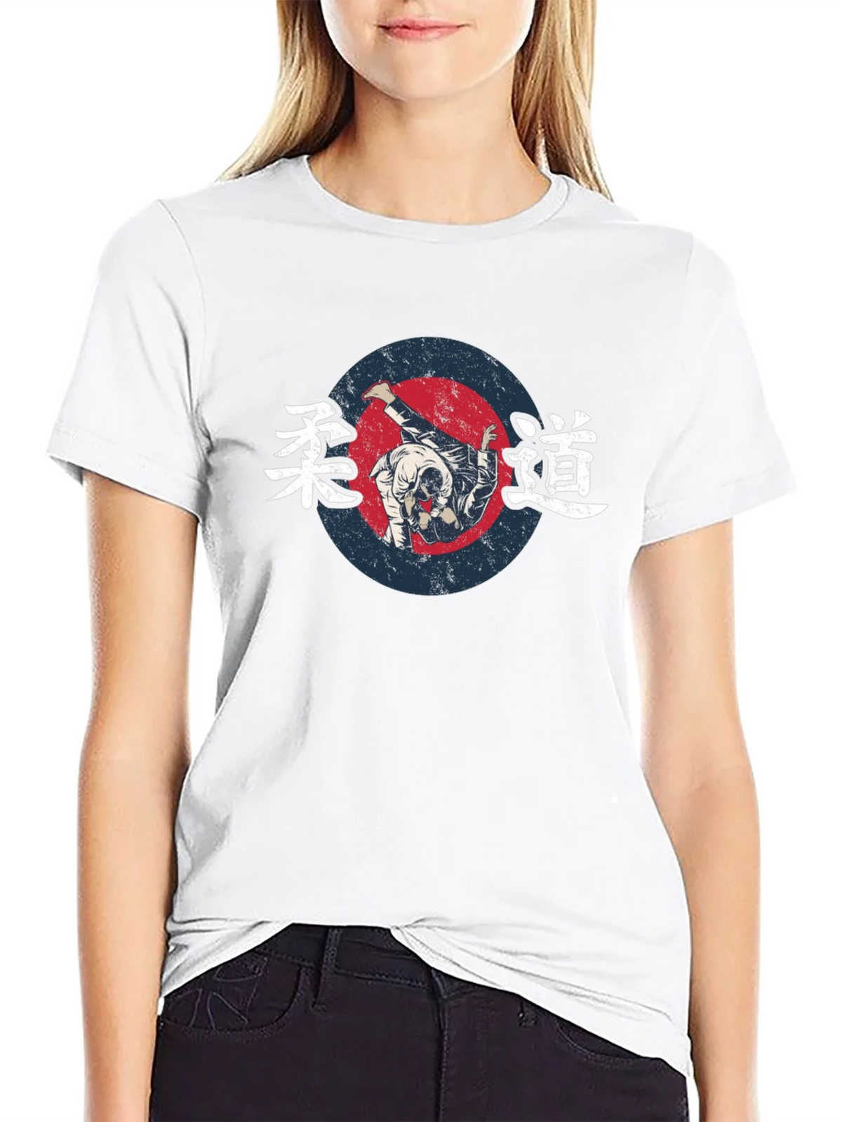 Judo Throw Graphic Black T-Shirt product image 8