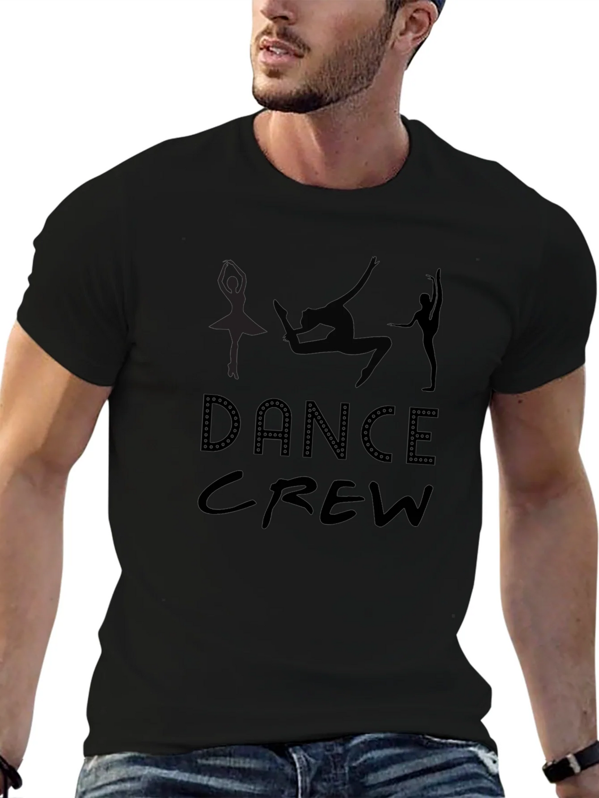 Dance Crew Graphic Tee - Black product image 6