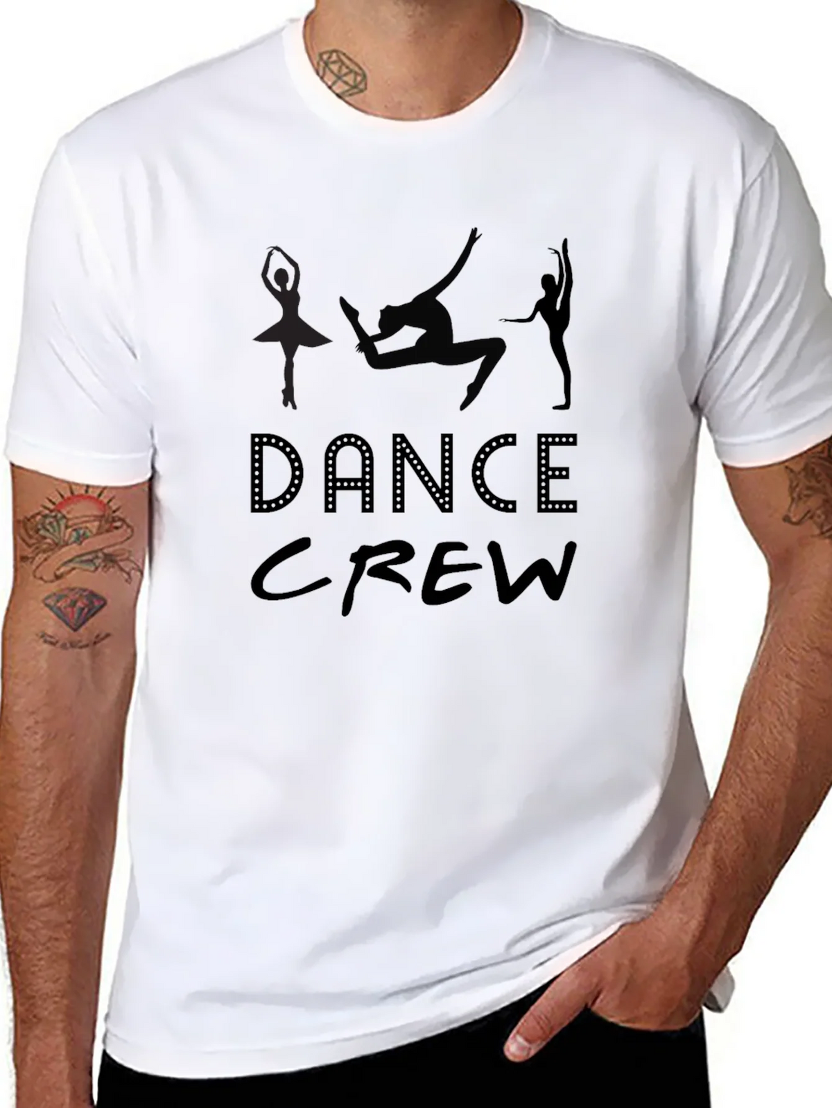 Dance Crew Graphic Tee - Black product image 7