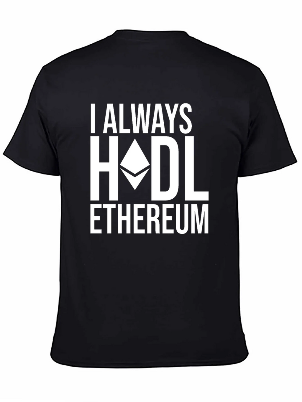 I Always HODL Ethereum Black T-Shirt product image 4