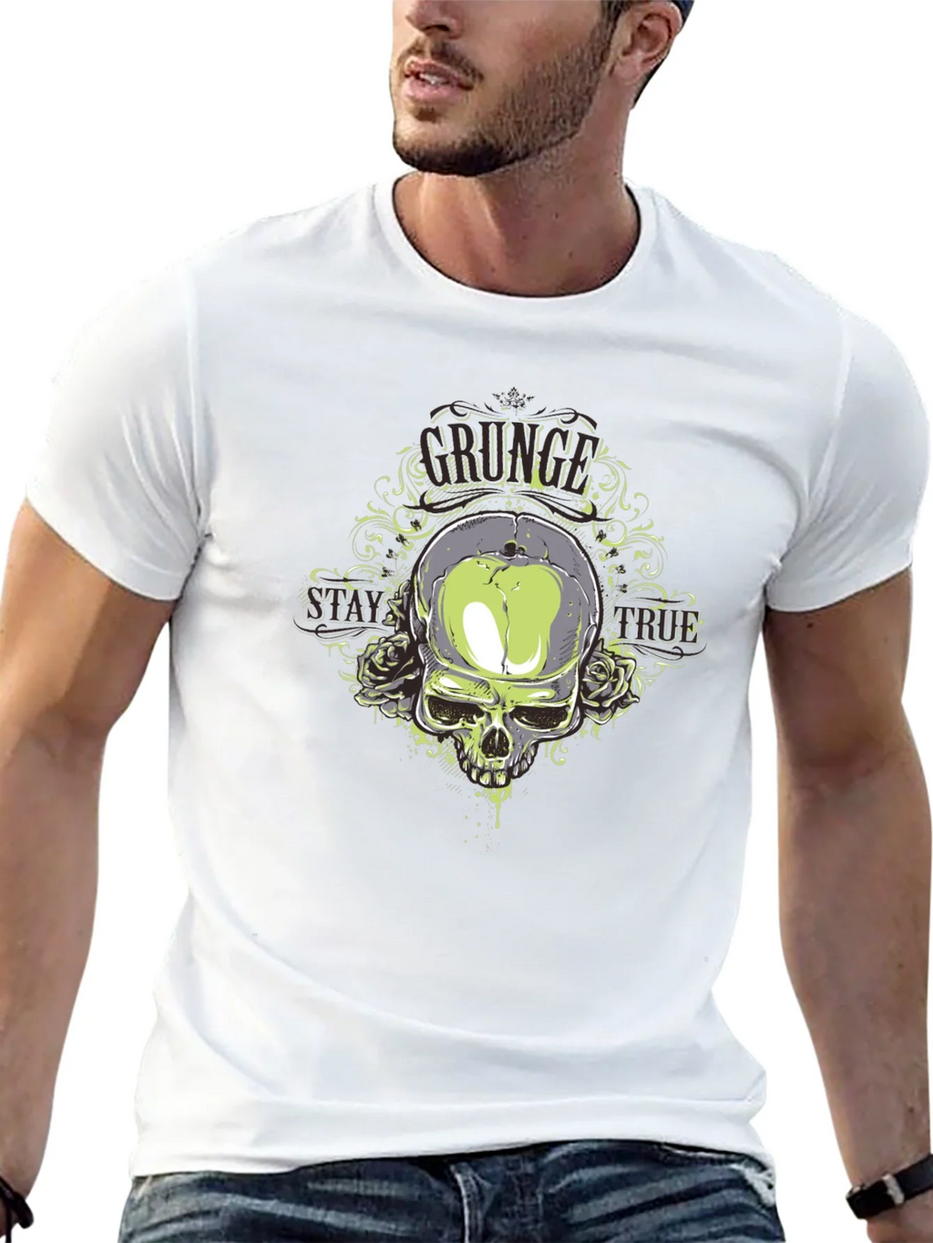 Skull & Roses Graphic T-Shirt - Mens product image 12