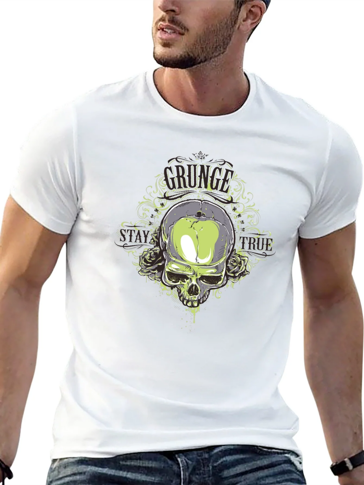 Skull & Roses Graphic T-Shirt - Mens product image 12