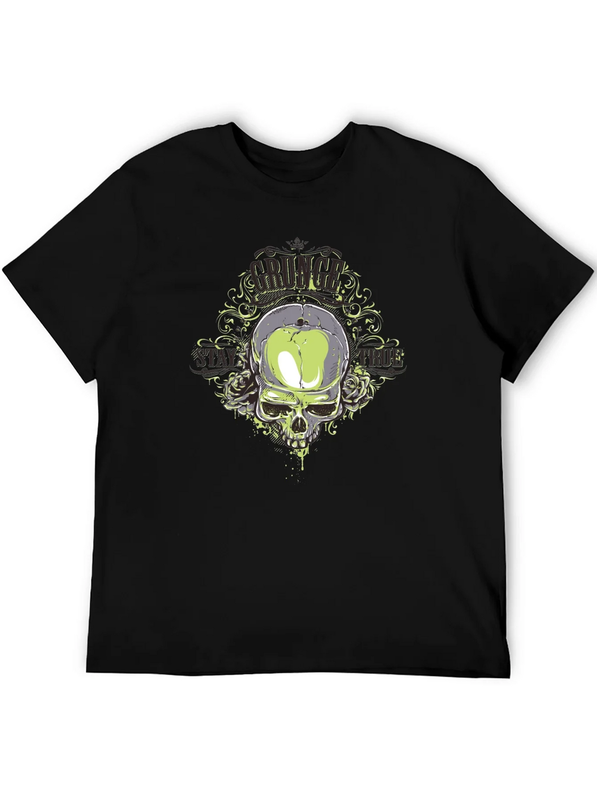 Skull & Roses Graphic T-Shirt - Mens product image 5