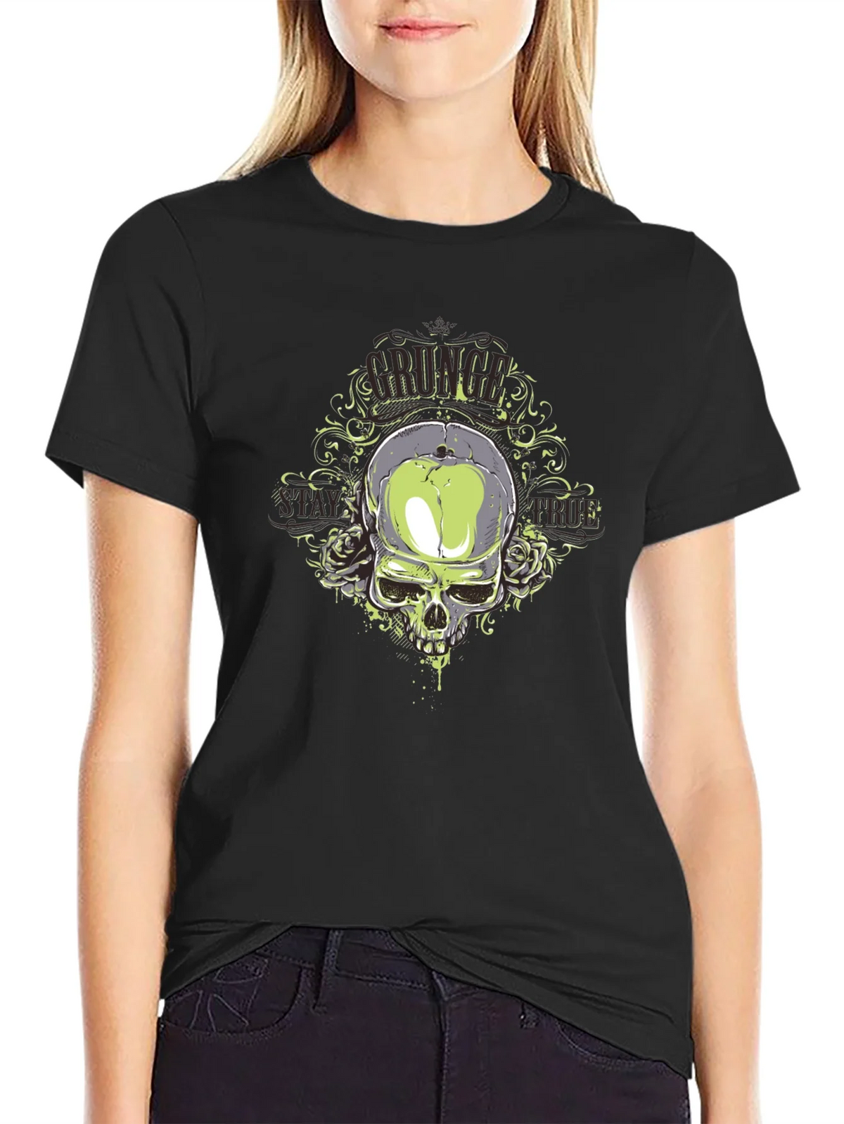 Skull & Roses Graphic T-Shirt - Mens product image 2